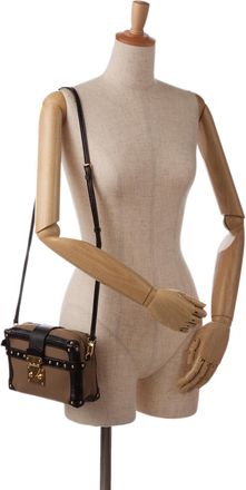 Louis Vuitton Pre-owned Womens Crossbody Bag Canvas Leather - Tan Textile - One Size