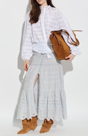 Isabel Marant Skirt Paoline, Womens, Light Blue