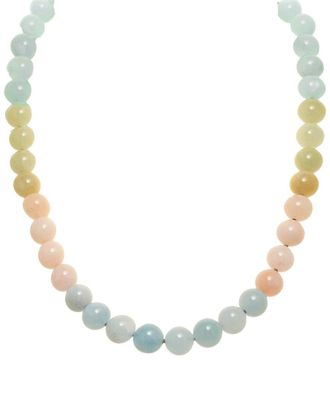 Margo Morrison Silver Aquamarine & Morganite Necklace