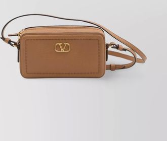 Valentino Garavani mini leather crossbody bag with adjustable strap