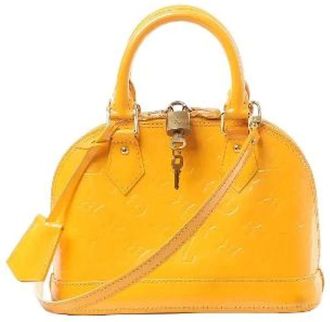 Louis Vuitton Pre-owned Mini Bags, female, Yellow, Size: ONE SIZE Pre-owned Alma BB