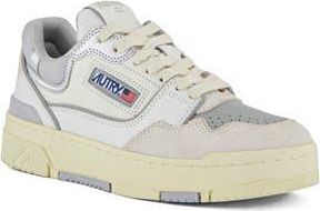 Autry CLC Mixed Media Low Top Sneaker in Silver/Vapor at Nordstrom Rack, Size 11Us / 41Eu