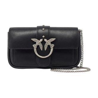 Pinko Pocket Love One Simply - female - PINKO - Cross Body Bags - Black - ONE SIZE - Bags