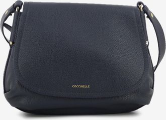 Coccinelle Borsa a tracolla in pelle martellata midnight blue
