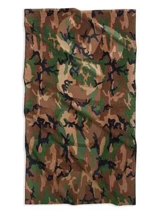 SUPREME Tonal Logo SS24 - Woodland Camo towel - Brown