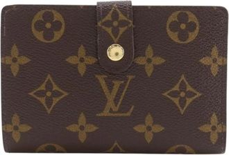 Louis Vuitton Pre-owned Wallets, female, Brown, Size: ONE SIZE Pre-owned Portefeuille Viennois Monogram Wallet