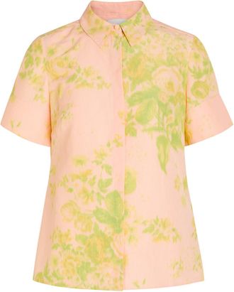 Erdem Floral-print Woven Shirt - Light Pink - 10 (UK10 / S)
