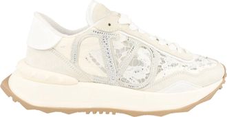 Valentino VLogo Lacerunner Suede Sneakers