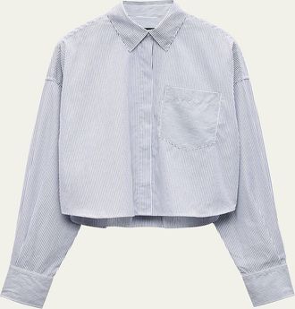 Rag & Bone Marin Cropped Shirt