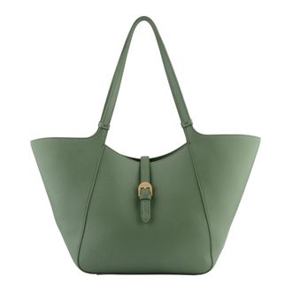 Pourchet Tassen, Dames, Groen, ONE Size, Leer, LEnvol&eacute;e Cabas