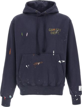 Gallery Dept. Gd Paint Logo Felpe Blu-Uomo