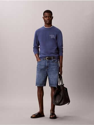Calvin Klein Jeans Calvin Klein Mens 90s Denim Shorts - Dark Blue - 29