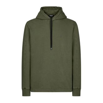 Dondup Hoodies, male, Green, Size: L Felpa