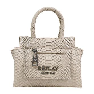 Replay Mini Bags, female, Gray, Size: ONE SIZE Small Bag