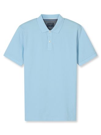 Olymp Poloshirt OLYMP Casual, Herren, Gr. XXL, blau (bleu), Piqu&eacute;, Obermaterial: 100% Baumwolle, Shirts Poloshirt