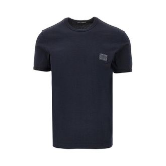 Dolce & Gabbana Logo plate T-shirt Man 46