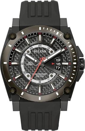 Bulova Icon High Performance Quartz Black Dial Mens Watch 98B417