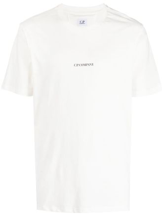 C.P. Company T-shirt met logo - Wit