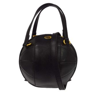 Gucci Tifosa Basketball Leather Black Leather Handbag (Pre-Owned)