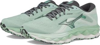 Mizuno Mens Mizuno Wave Sky 7 J1GC230253 Sneakers Granite Green Running Shoes DWA2974
