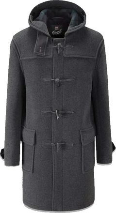 Gloverall Morris Duffle Coat - Heren - Parka Jassen - Zwart - XS - Wol - Jassen