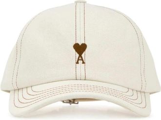 Ami Denim Baseball Cap - Heren - Petten - Wit - ONE Size - Denim - Accessoires