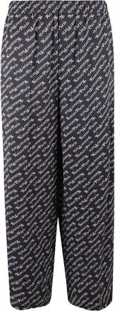 Kenzo Broeken, Dames, Blauw, S, Wide Broeken