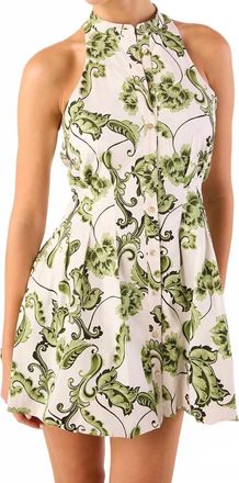 Misa Risha Mini Dress In Garden Paisley