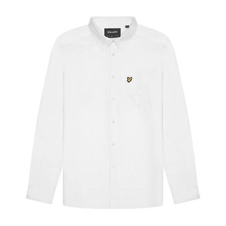 Lyle & Scott Heren, Overhemden, Wit, Maat: XL Katoen