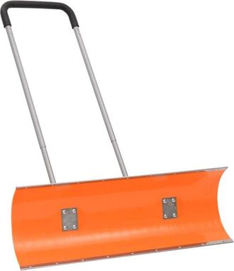 vidaXL vidaXL Pala da Neve con Manico Allungabile Arancione 96cm Lama Acciaio