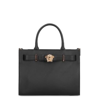 Versace Large Leather Tote Bag