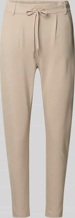 Only Regular Fit Sweatpants aus Viskose-Mix Modell POPTRASH LIFE in Sand, Gr&ouml;&szlig;e XL/30