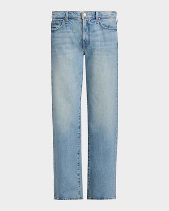 Mother The Mid-Rise Zip Rambler Skimp Jeans