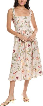 Seraphina Linen Midi Dress