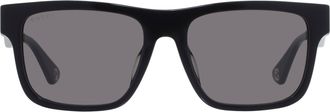 Gucci Grey Square Mens Sunglasses GG1618SA 001 56