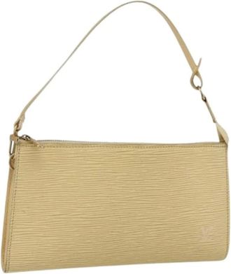 Louis Vuitton Pre-owned Shoulder Bags, female, Beige, Size: ONE SIZE Pre-owned Vintage Shoulder Bag