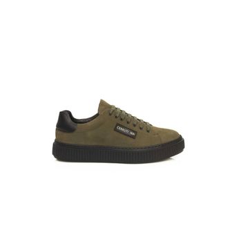 Cerruti Schoenen, Heren, Groen, 42 EU, Leer, Cowhide Sneaker