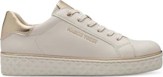 Marco Tozzi Beige Sneakers Cream Comb - Dames - Sneakers - Beige - 39 EU - Schoenen