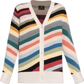 Paul Smith Vest met gestreept patroon - Dames - Vesten - Veelkleurig - S - Wol - Truien & Vesten