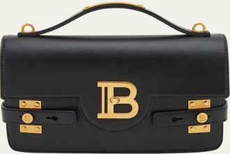Balmain BBuzz 24 Shoulder Bag in Smooth Leather