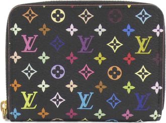 Louis Vuitton Black Grenade Coated Canvas Coin Purse/Coin Case (Pre-Owned)