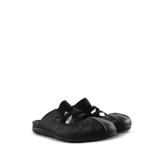 Puma Leather Slip-On Slip-On Flat - Black