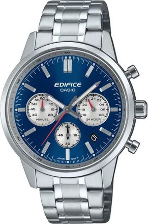 Casio Efr-575D-2Aef Chronograaf Horloge - Heren - Horloges - Grijs - ONE Size - Accessoires