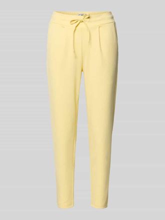Ichi Hose mit elastischem Bund Modell KATE in Pastellgelb, Gr&ouml;&szlig;e XXL