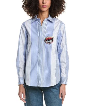 3.1 Phillip Lim Striped Eye Love Ny Relaxed Top