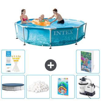 Intex Piscina Con Estructura Redonda - 305x76 Cm - 7-piezas S8