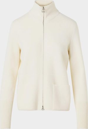 Akris Cashmere Pique Knit Cardigan Sweater
