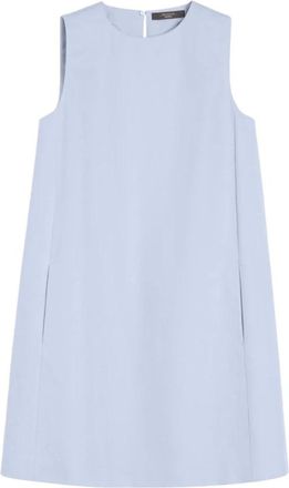 Max Mara Kleedjes, Dames, Blauw, 2Xs, Linnen, Linnen Racer Minijurk