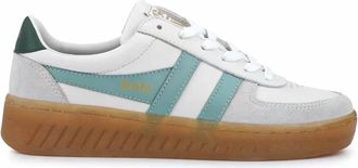 Gola Womens Grand Slam Elite Sneaker In White/surf/evergreen/gum