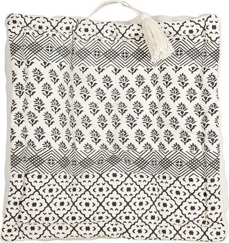 Foreside Home And Garden Boho Print Filled French Cushion Black & White at Nordstrom, Size Medium